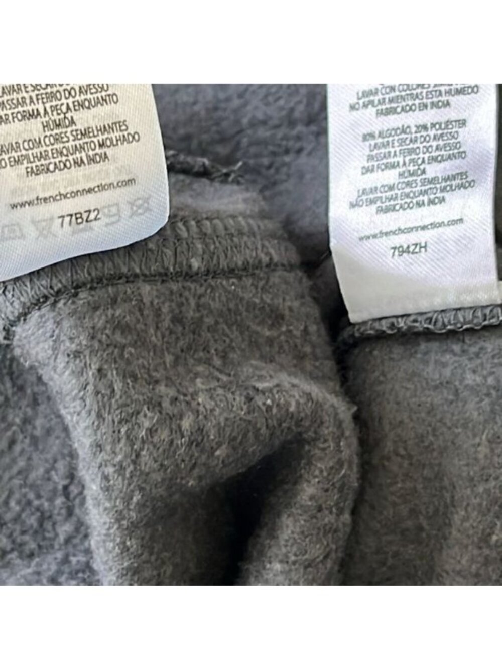 Unisex Tonal Sweatshirt Fcuk Jogger Short Shorts - Picture 15 of 15